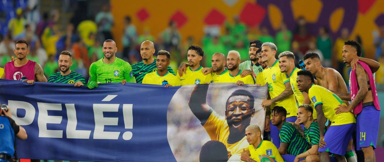 Brazil dedicates its World Cup victory over South Korea to Pele
