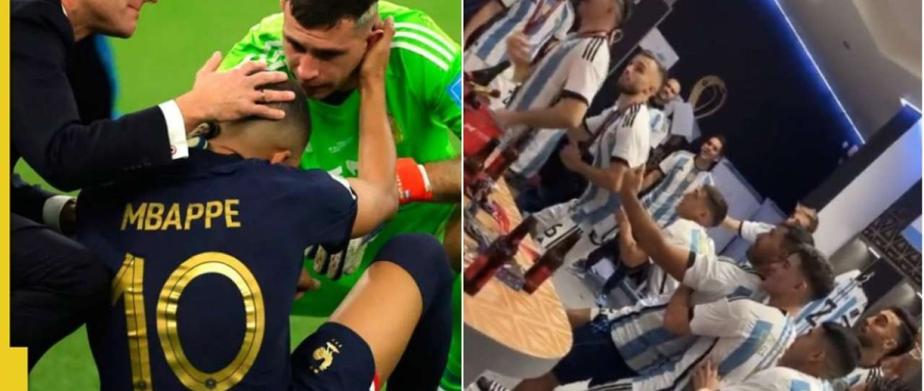 Emi Martinez taunts Kylian Mbappe cruelly during World Cup celebrations