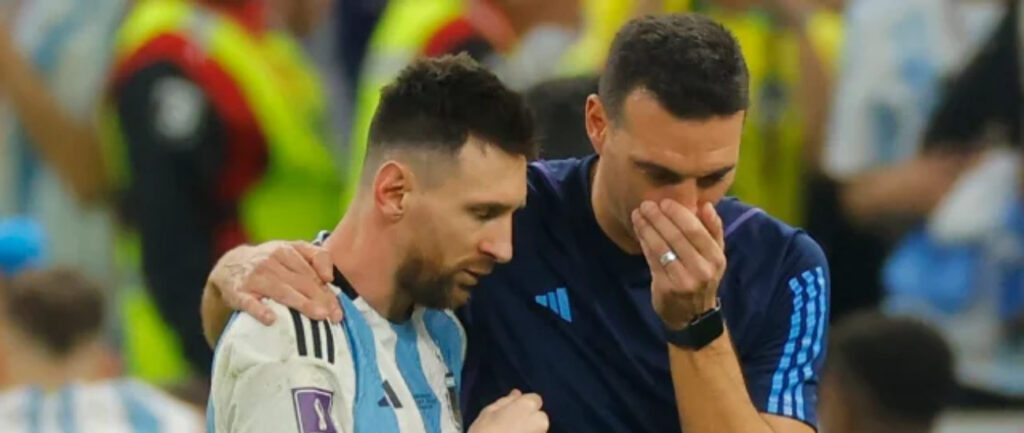 Lionel Scaloni talks after winning World Cup with Argentina