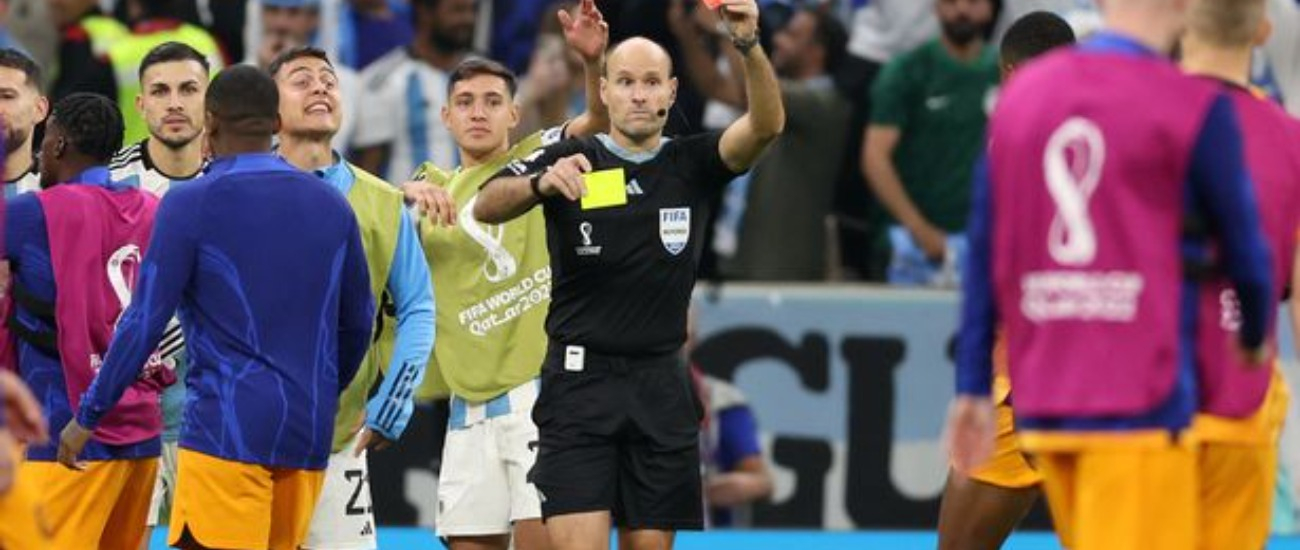 After Argentina won over the Netherlands, Lionel Messi railed at the referee