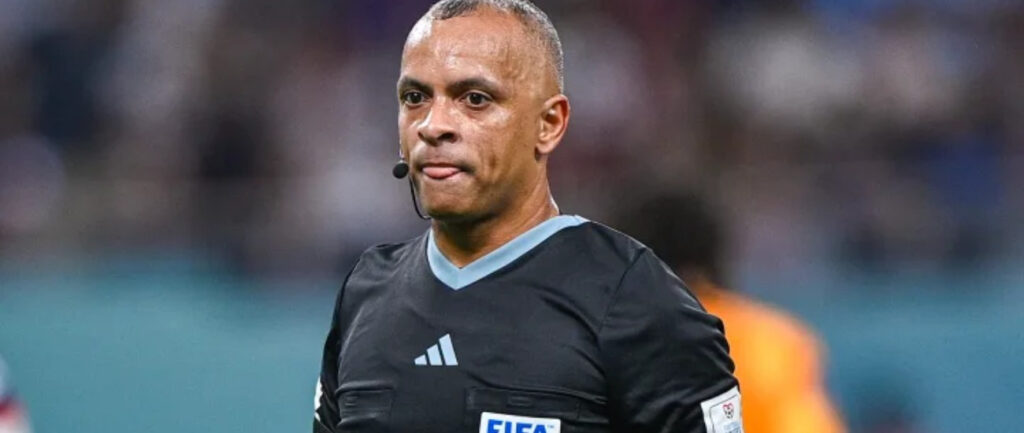 Wilton Sampaio is the referee for England's World Cup match vs. France